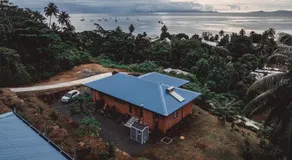 Potter House VILLA PITA vue sur lagon et village de Fare - Image 3