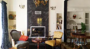 Διώροφο πέτρινο σπίτι με θέα Agiasos Classic Stone House - Image 3