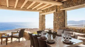 Elegant Seaside Villa, great views, infinity pool, Lia, Mykonos - Image 3