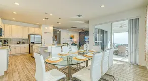 #371-Stunning 6 bed with modern decor, south facing pool and spa overlooking water - Image 4