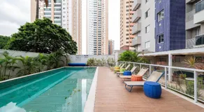 O Melhor do Bueno pra Você| Duplex Moderno em Cond. c/Piscina aquecida | Sauna | Garagem | Academia | Wi-Fi | Ar | Portaria 24h| Perto de tudo - Image 2