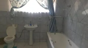 Chalet 1 Camping Style at Cynthias Country Farmstay Outside bathroom - Image 4