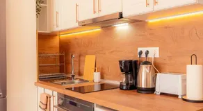 Pumpkin Spiced Suite with Own Parking and Office Setup - Image 3