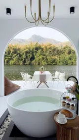 Heaven Raft Erawan Floating Resort Romantic River View - Image 3