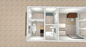 EMAS 9, Schönes Apartment mit 2 Einzelbetten, WLAN, Küche - Image 4