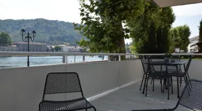 La Bâtie - Terrasse avec Vue imprenable sur le Rhône, 3 chambres, 3 salles de bain - Image 5