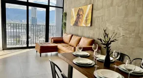Industrial stylish 3-br. apartment & city views in front of Parque Fundidora & Arena Mty - Image 2
