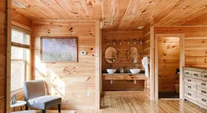 Modern Smoky Mountain Cabin w/ pool & hot tub - Image 4