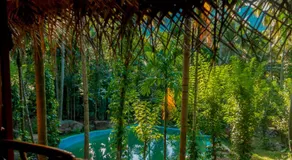 Wooden Eco Cottage Couple Cabana - Image 4