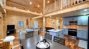 2S New log cabin in Bethlehem - privacy, firepit, great location! - Image 3