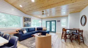 Lakefront, fire pit, pier, kayaks, no stairs - Image 3