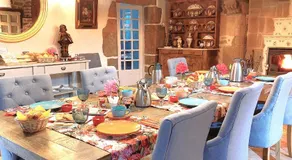Kergroaz Maner Classé 5 épis Table d'Hôtes Manoir dans parc arboré, spa en plein air Bornes véhicules électriques Petit déjeuner inclus - Image 2