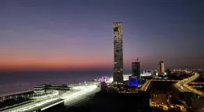 شقة مطلة على البحر والفورمولا ببرج المسارات - Image 5