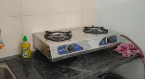 1 big furnished studio apartment with a pantry including fridge, utensils, gas stove and a washing machine with attached bathroom that can accommodate minimum 4 people - Image 3