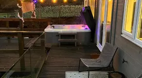 The Cabin with optional Hot Tub Projector DEPOSIT REQUIRED FOR PROJECTOR - Image 3