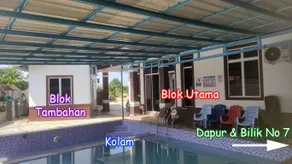 Nel Homestay 1 with BIG Private Pool (7 Bilik & 11 Katil Queen) - Image 4