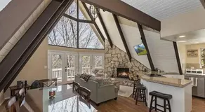Whispering Pines A-Frame, Pool Table, 2 Patios! - Image 2