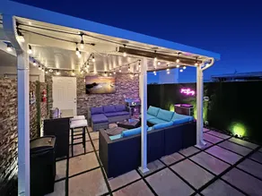 Vacay Spot experience Luna Sky! 65" TV BAR, BBQ, SHOWER massage jets, music, go to FL Keys - Image 4