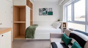 Studio Aconchego, próximo a Rua da Consolação, aos Metros República e Anhangabaú, com ar condicionado, piscina, academia, wifi e varanda - Image 2