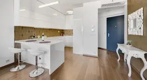 Panorama - Sunset and castle view, 22nd floor, garage, AC - Image 3