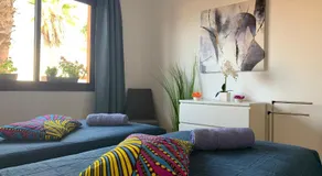 Bedroom with shared bathroom and swimming pool - Image 2