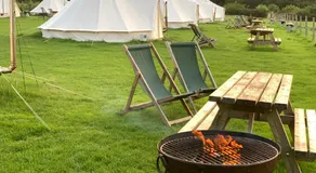 Home Farm Radnage 7 Glamping Bell Tent, with Log Burner and Fire Pit - Image 3