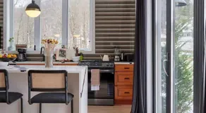 Chic Renovated Chalet with Private Pond - Image 3