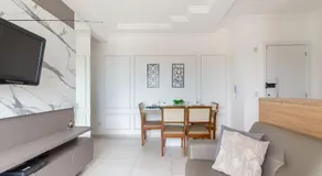 Apto moderno com churrasq. a 600m da praia COM305 - Image 5