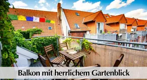 Helle 80m2 Maisonette FEWO mit tollem Balkon ins Grüne, Kingsize Bett, Smart-TV - Nur ein kurzer Spaziergang in die Altstadt und zum Domplatz - Kostenlose Parkplätze in den umliegenden Straßen - Ausgewählte Empfehlungen für Erfurt inklusive - Image 5