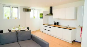 Modern 1BR & 1LR Apartment, 10 min Walk to City Center - Image 4
