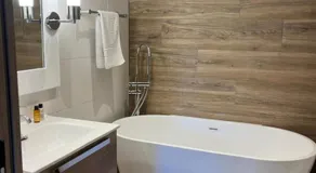 Arc 1950 Ski in Ski out and Spa- Newly refurbished 153 Sources De Marie- 2 bedroom , 2 bathroom-Sleeps 4-6, Mont Blanc view from every window, Free WiFi - Image 2
