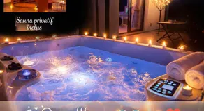 Un Séjour Romantique en couple avec Jacuzzi privé Chromothérapie Jardin Maison privée - Image 4
