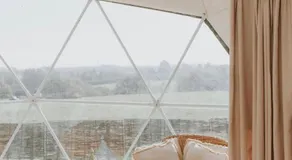 Star Gazing Dome 1 with cozy log burner - Image 2