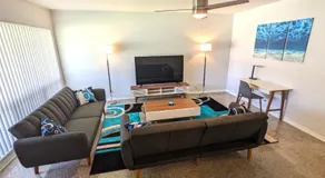 Paradise Awaits! Beach, King Bed, Private Yard & Workspace - Image 2