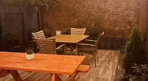 1850s historic Row House 7min train to NYC with private backyard - Image 4