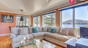 Aux Berges du Pont Suspendu - Chalet Île privée Spa Bord du lac - Estrie - Image 2