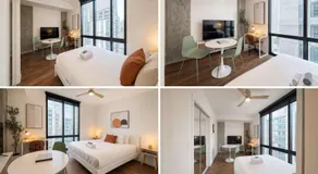 Boulevard Stays Modern Highrise Studio Sky Pool & Gym - Image 2