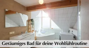 Helle 72qm Maisonette Altbau Wohnung im Herzen Erfurts mit Kingsize Bett, 45 Zoll Smart-TV, Nobilia Küche, 150Mbts WLAN - Nur ein kurzer Spaziergang zur Krämerbrücke - Kostenlose Parkplätze in Laufentfernung - Ausgewählte Empfehlungen für Erfurt inklusive - Image 2
