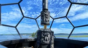Worlds Only Luxury Glass Igloo Sauna Houseboat - Image 4