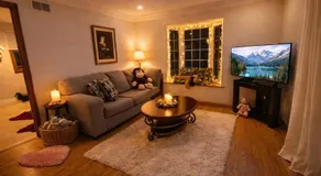 Peaceful Forest Retreat with Fire Pit and BBQ near Mansfield Ski Club - Image 2