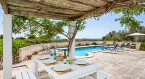 Finca Binicalaf Vell - havsutsikt och privat pool - Image 5
