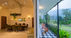 SaffronStays Turquoise Maison - 3BR pool villa with jacuzzi, bonfire & fruit garden near Lake Kalote, Karjat - Image 2