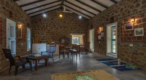 SaffronStays Lake House Bouganvillea, Nashik - rustic pool villa with great lake views and patio dining - Image 4