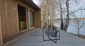 Piestātne Riverside Cabins with Sauna, Hot Tub & Private Pier - Image 3