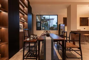 Experience the breathtaking panorama of snow-capped mountains in a luxurious villa. - Image 5