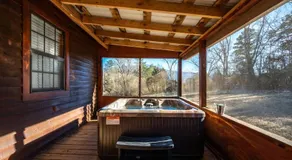 Beautiful View! Log cabin,Fireplace,Hot Tub,Arcade,Pool,Fishing - Image 5