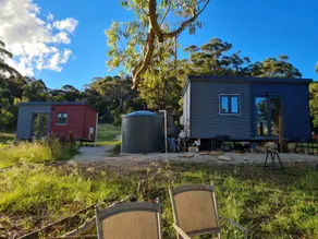 Unique two tiny homes set up with private dam - Image 3