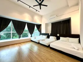 BNB Luxe Homestay, Rawang - pool, 18 pax - Image 2