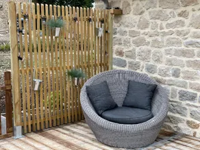 Casa-Moderno-Casa de banho privativa com ducha-Terraço - Image 5
