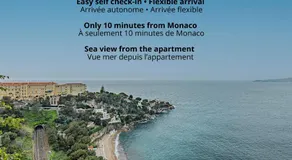 Vue mer panoramique, parking privé, Monaco 10 min - Image 3
